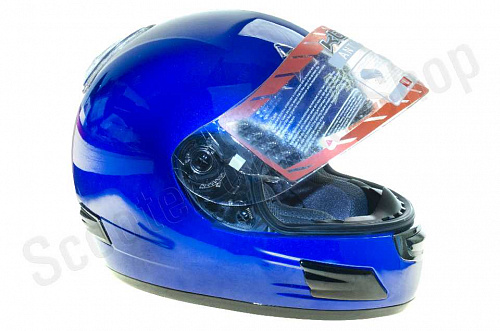 Шлем интеграл KBC TK-8 Solid Blue М(58) фото фотография изображение картинка