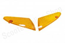 Стекла передних поворотников  Lets  2  "Komatcu"