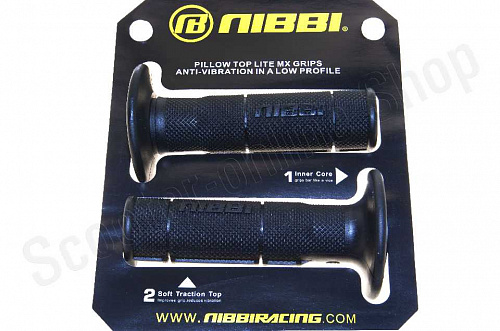 Ручки руля NIBBI Racing "Enduro Pro" черные  /  203605-5
