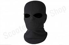 Подшлемник черный эластичный (двойной вырез для глаз)