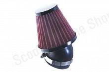 Фильтр  воздушный  #1  d-35 металл красный