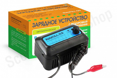 Зарядное устройство Вымпел-09  (автомат,0.2-1.2А,12-16В,для гелев.и кисл.АКБ с рег.ток+напр) фото фотография изображение картинка