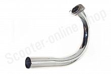 Колено глушителя   ИЖ Юпитер   хром   "JING"