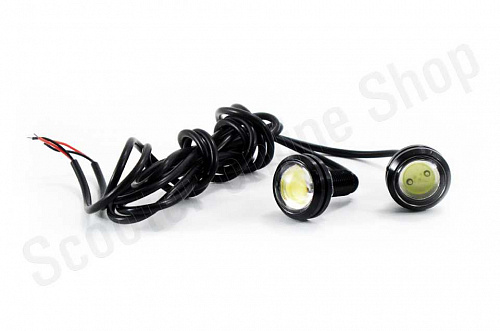 Ходовые огни LED DRL-YY-3W металл d-22мм фото фотография изображение картинка