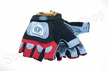 Перчатки Scoyco BG06  черно-красные без пальцев XXL