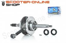 Коленвал  YX140 156FMJ (W063)  p13, L220  без эл.стартера  #PRO  "LIPAI"