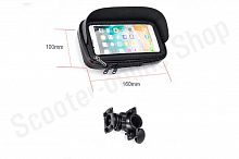 Чехол-держатель для телефона на руль велосипеда или мотоцикла, водонепроницаемый 160х100х30  2PCS