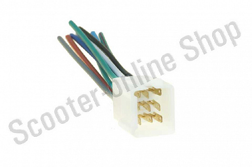 Разъем   (9 контактов, папа, +провода) KOMATCU фото фотография изображение картинка