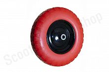 Колесо  8' -4,00 сад. тачки (под ось 16мм) ПОЛИУРЕТАНОВОЕ W16-4,00*8