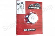 Крышка топливного бака алюминиевая d-48,5 мм SM-PARTS хром 