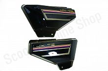 Пластик боковой Alpha  Delta  черный "KOMATCU" комплект