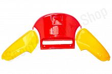 Стекло стоп-сигнала + поворотников Suzuki Lets 