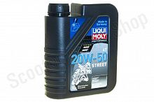 7632 Масло моторное LiquiMoly Motorrad 4T 20W-50 SG/SJ/SL минеральное 1л