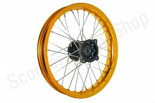 Диск передний питбайк 1.40 - 14" алюминий золото ось15мм 