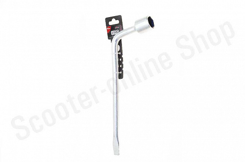 Баллонный ключ 22мм с длинной ручкой кованый 375мм