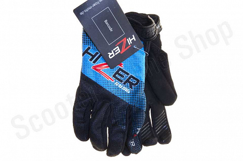 Мотоперчатки перчатки мото Перчатки мото HIZER / Blue/White (M) мотокросс фото фотография 