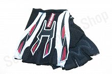 Перчатки Pro-Biker без пальцев красно -белые L