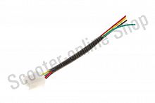 Разъем реле зарядки   4T GY6 50   (4 контакта, мама, +провода)   "KOMATCU"