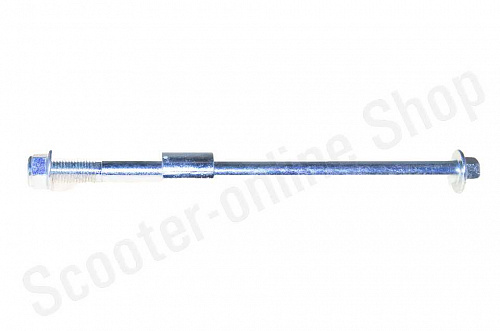 Ось переднего колеса  Alpha + гайка  M10  L-180  фото фотография изображение картинка