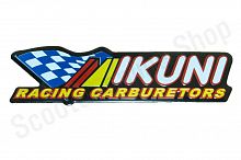 Наклейка   MIKUNI  (12х3см)