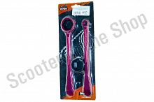 Комплект из 2-х алюминиевых монтажных лопаток с накидными ключами M32/27/22/12/10 SM-PARTS