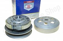 Сцепление в сборе 139QMB  Honda Dio AF34/35   (с барабаном)   See