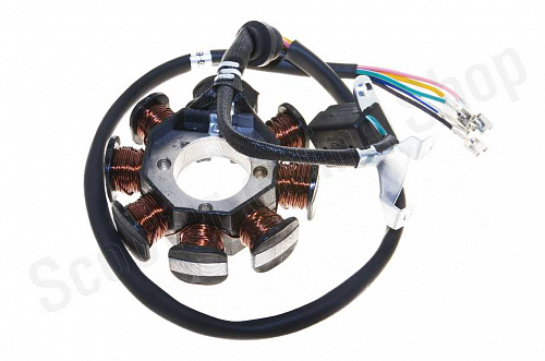 Статор генератора 157FMI, 162FMJ, 164FML, 166FMM (CG, CB) 8 кат. 3 отв. фото фотография изображение картинка Статор генератора 157FMI, 162FMJ, 164FML, 166FMM (CG, CB) 8 кат. 3 отв. фото фотография изображение картинка