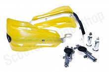 Защита руля универсальная 22/28мм EXC CRF YZF KXF желтый 