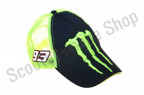Кепка бейсболка Бейсболка 46 Monster черно-зеленая сетка фото фотография Кепка бейсболка Бейсболка 46 Monster черно-зеленая сетка фото фотография