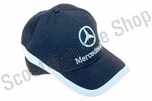 Кепка бейсболка Бейсболка   Mercedes-Benz   (черная, 100% хлопок)