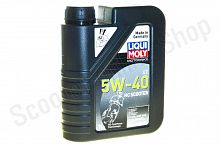 20829 Масло моторное LiquiMoly Motorbike 4T HC Scooter 5W-40 SN MA2 НС-синт. 1л
