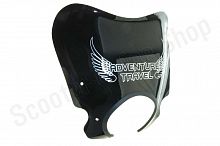 Стекло ветровое  Adventure Travel с креплением 420х420мм