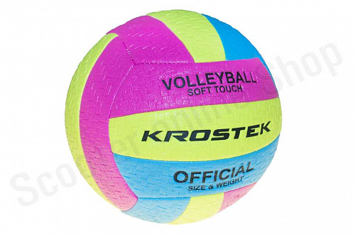 Мяч KROSTEK волейбольный #2 (size 2) ПВХ Мяч KROSTEK волейбольный #2 (size 2) ПВХ