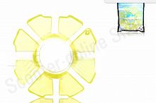 Резинки демпферные колеса  ZS125/150, AX100  силикон, желтые  "Lipai"