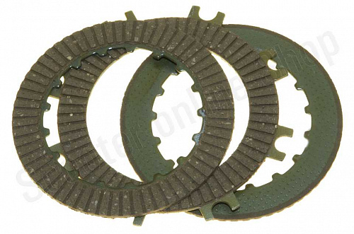 Диски сцепления двигателя автомат 139 FMB 50cc (3 штуки в комплекте) фото фотография изображение картинка