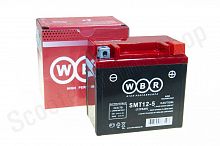 Аккумулятор YTX5L-BS YTZ7S 12в 5Ач WBR AGM MT12- 5,  113х70х105 