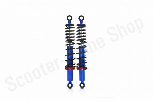 Амортизаторы задние  Delta  340mm, регулируемые  "JSBM"  (черные/синие) фото фотография изображение картинка