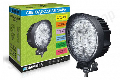 Светодиодная фара WL-827S (дальний свет, мет. корп.9 диодов) фото фотография изображение картинка Светодиодная фара WL-827S (дальний свет, мет. корп.9 диодов) фото фотография изображение картинка