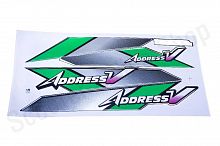 Наклейки Address V 0644C 400х200 3шт, золотой
