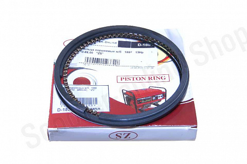 Кольца поршневые  188F  13Hp  d-88,00   "ZS"