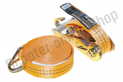 Ремень стяжной с натяжным механизмом 1500кг, оранжевый LAVITA фото фотография изображение картинка