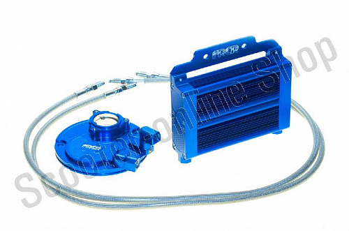 Радиатор масляного охлаждения FRCR BWS125 синий фото фотография изображение картинка