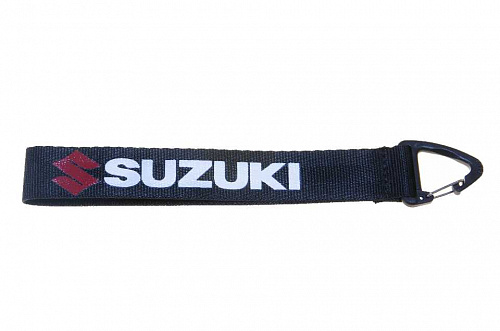 Ремешок для ключей короткий  Suzuki  черный																 фото фотография изображение картинка