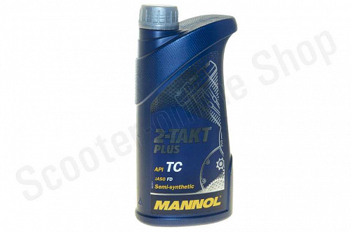 7204 Масло моторное 2Т Mannol 2-ТAKT Plus 1л п/синт. HSQV фото фотография изображение картинка