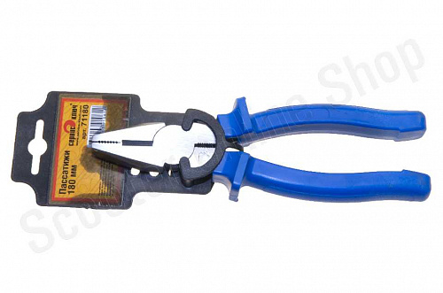 Пассатижи 180мм (с синими ручками) (6 шт. упаковка) Сервис Ключ