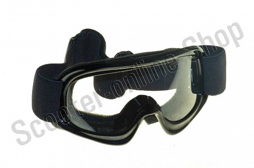Очки для мотокросса детские SM-G15 черные глянцевые фото фотография 