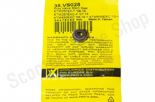 Маслосъемный колпачок (1 шт) Pro-X KTM/Husqvarna 250 OEM 770.36.027.000 ( 35.VS028) фото фотография изображение картинка
