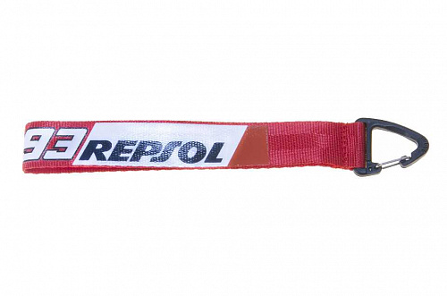Ремешок для ключей короткий  Repsol красный фото фотография изображение картинка