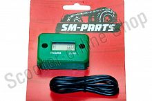 Счетчик моточасов (без тахометра) SM-PARTS  SMP-006 зеленый