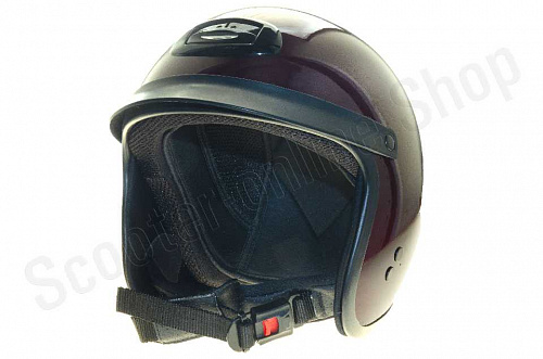 Шлем открытый Шлем защитный X 70 Компакт с козырьком бургундия L(60) фото фотография 